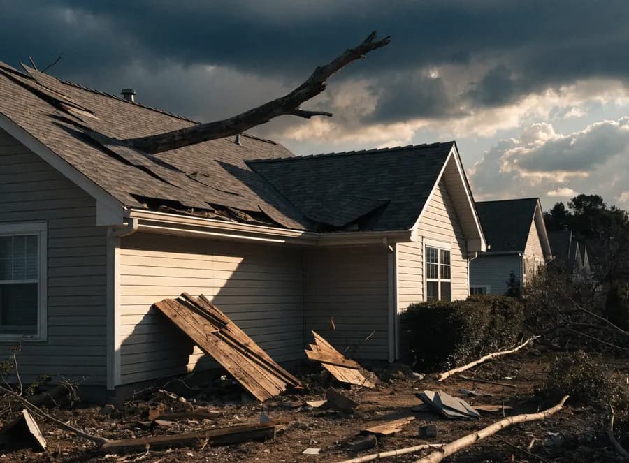Storm Damage — property loss handled by Apex Public Adjusting.